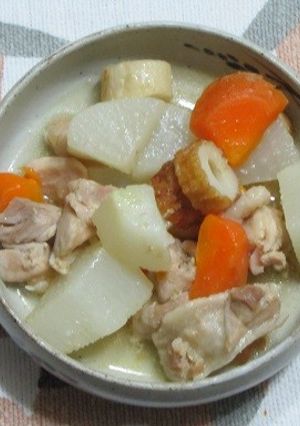 鳥肉とちくわの筑前煮 塩味-レシピのメイン写真