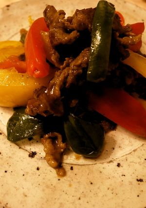 パプリカと牛肉のオイスターソース炒め-レシピのメイン写真