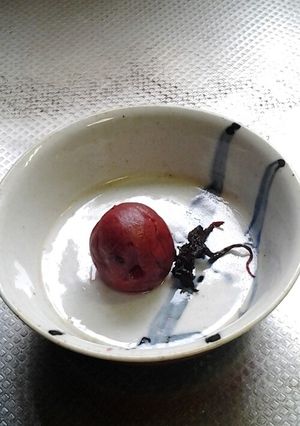 私の梅干しの食べ方-レシピのメイン写真