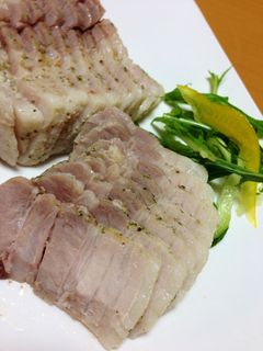 塊の豚バラで蒸し豚-レシピのメイン写真