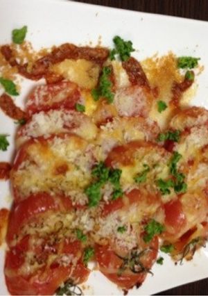 トマトのチーズ焼き-レシピのメイン写真