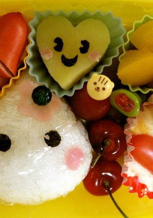 簡単♡ほっぺちゃんキャラ弁-レシピのメイン写真