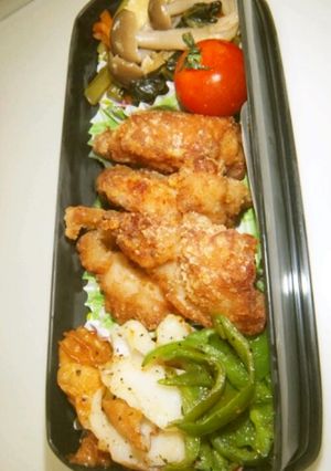 パパのお弁当(ちくわとピーマンの炒め物)-レシピのメイン写真