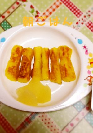 BFと牛乳でノンエッグフレンチトースト-レシピのメイン写真