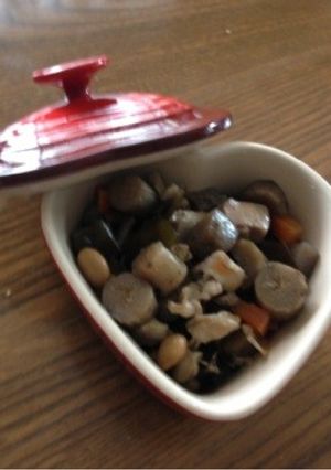 圧力鍋で具いっぱい煮豆-レシピのメイン写真