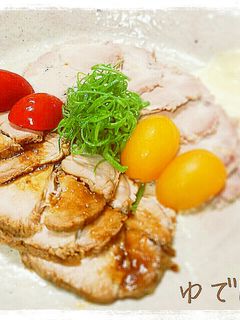 圧力鍋で簡単ゆで豚★2種の味で!-レシピのメイン写真