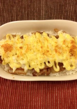豚丼リメイク和風マヨドリア-レシピのメイン写真