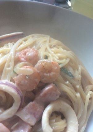 シチューのルウで簡単クリームパスタ☆-レシピのメイン写真