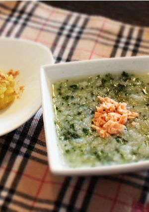 離乳食　鮭の野菜粥　【中期・モグモグ期】-レシピのメイン写真