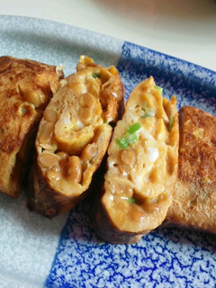 納豆玉子焼き-レシピのメイン写真