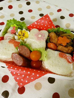 中学生 お弁当♪ キャラ弁-レシピのメイン写真