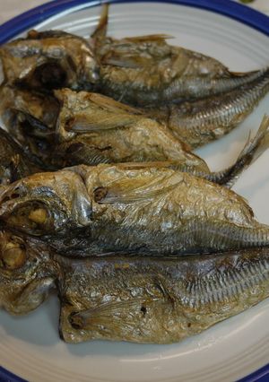 給食風?!鯵の干物の素揚げ-レシピのメイン写真