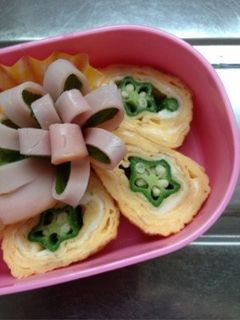 おくらin卵焼き-レシピのメイン写真