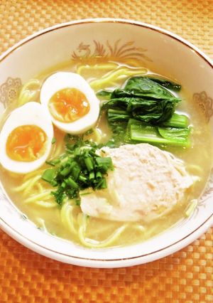 ☺濃厚スープでこってり鶏白湯ラーメン☺-レシピのメイン写真