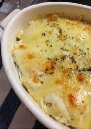 新玉ねぎと豆腐のチーズ焼き-レシピのメイン写真