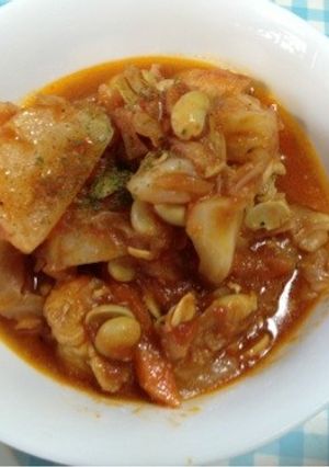 残り物野菜でトマト煮込み-レシピのメイン写真