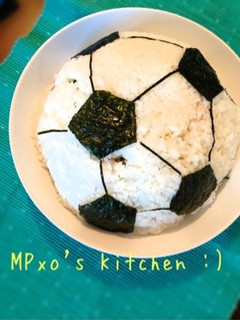 W杯応援サッカーボールちらし寿司★-レシピのメイン写真