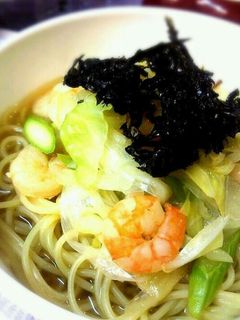 アッサリだしde和風スープパスタ-レシピのメイン写真