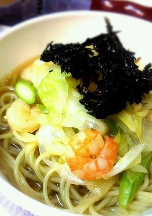 アッサリだしde和風スープパスタ-レシピのメイン写真