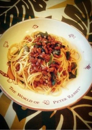 納豆とオクラのパスタ♡-レシピのメイン写真