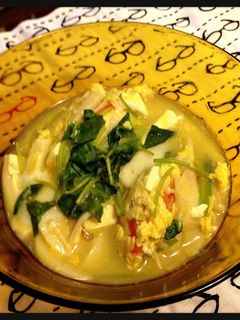 蒲鉾とエノキと豆腐の卵とじ-レシピのメイン写真