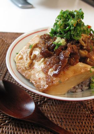 豆腐丼　～油あげで旨味アップ～-レシピのメイン写真
