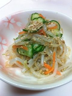 らっきょう酢で簡単酢物ゴマ油風味-レシピのメイン写真