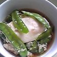 さやえんどうと玉子の煮物?