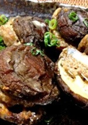椎茸とレンコンの挟み揚げ焼き♪-レシピのメイン写真