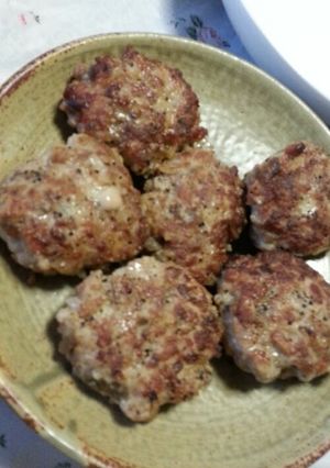 きんぴらリメイク！ジューシー豚バーグ-レシピのメイン写真
