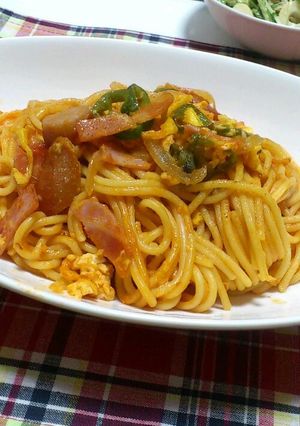 ランチに名古屋風ナポリタン-レシピのメイン写真