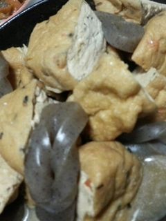 がんもどきと蒟蒻の簡単煮-レシピのメイン写真