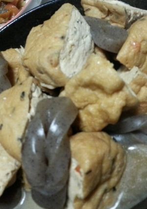 がんもどきと蒟蒻の簡単煮-レシピのメイン写真