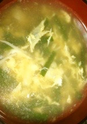 ☆簡単☆ ニラもやしのたまごスープ☆-レシピのメイン写真