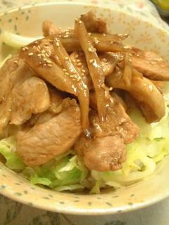 あっと言う間♪豚しょうが焼き丼-レシピのメイン写真