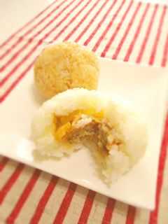 ガツンと!焼肉焼売入りおにぎり-レシピのメイン写真