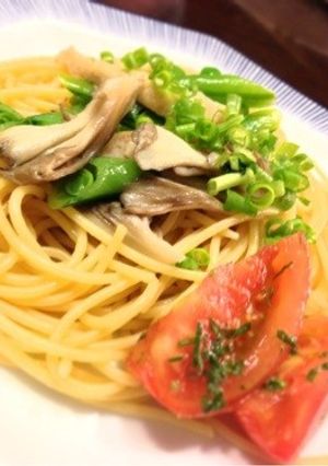 【夏野菜】スナップエンドウの和風パスタ-レシピのメイン写真