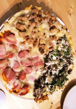 フライパンピザ-レシピのメイン写真