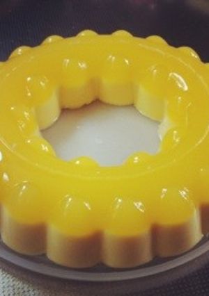 簡単！美味しい！オレンジの二層ゼリー-レシピのメイン写真