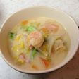 エビと白菜で簡単クリーム煮