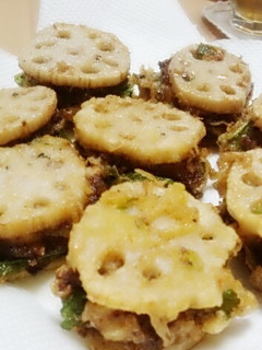 れんこんとしそのはさみ揚げ☆-レシピのメイン写真