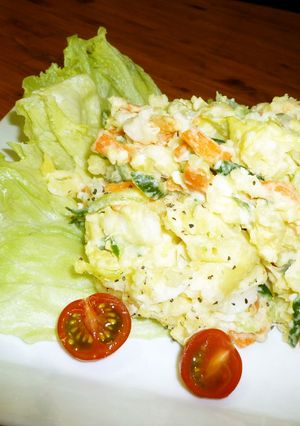 簡単♪本日のポテトサラダ(*ﾟ▽ﾟ*)-レシピのメイン写真