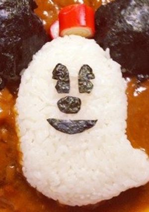 ハロウィン ミッキーおばけ カレー 簡単-レシピのメイン写真