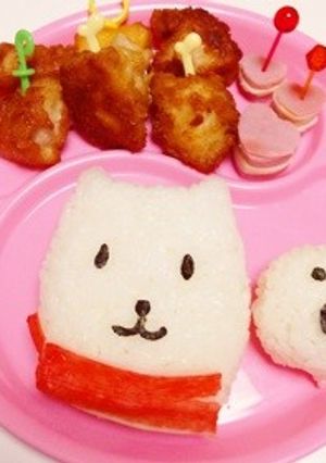 SoftBank おとうさん犬 キャラ弁-レシピのメイン写真