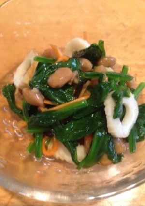 納豆ホーレン草-レシピのメイン写真