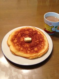 測りいらない!簡単:パンケーキ-レシピのメイン写真