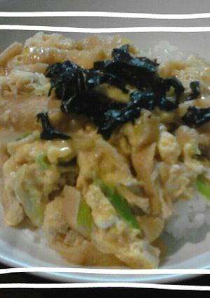 きつね丼-レシピのメイン写真
