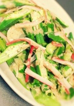 超ヘルシー♪白滝のサラダそうめん風♡-レシピのメイン写真
