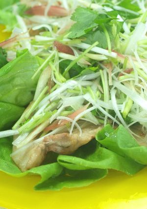 豚肉と香味野菜の山椒香味油焼き-レシピのメイン写真