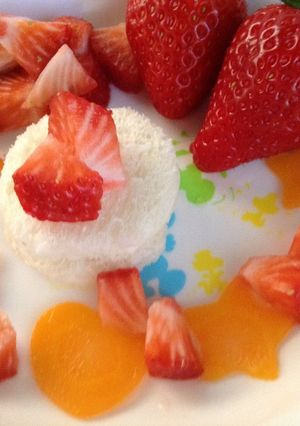一歳の誕生日に。食パンケーキ風-レシピのメイン写真